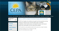 Desktop Screenshot of cepafarmsupplies.com